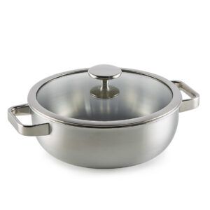 HABONNE sudderpan 26 cm met glasdeksel