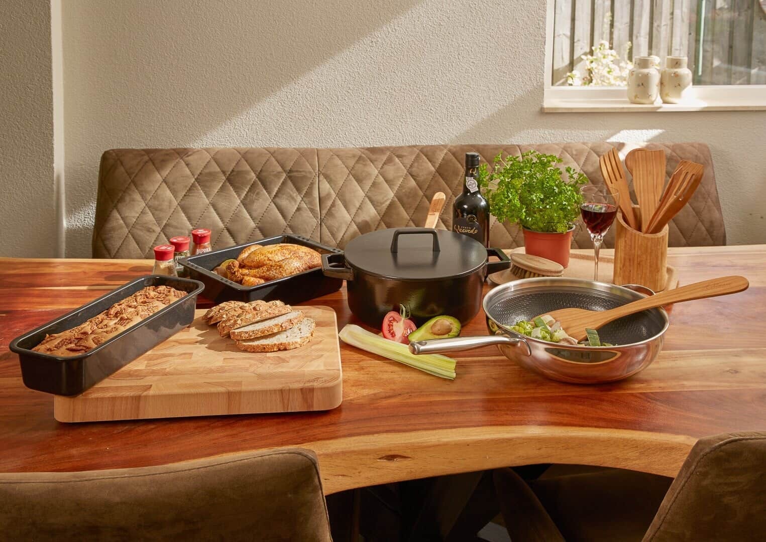 Habonne sfeer bakken tafel